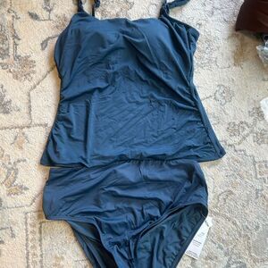 Jantzen Blue Chemise Swimwear Soft Stretch